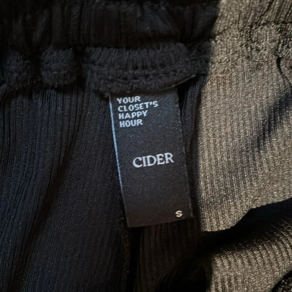 Cider wide legās Pallazo pants with pockets Sz S - Picture 4 of 14